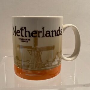 Starbucks Netherlands Global Icon Series Mug, Windmill, Tulips 2012! Excellent